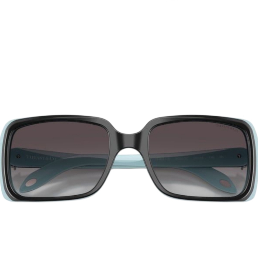 BNIB Tiffany & Co. 80553C Rectangle Sunglasses Top Black Azure PRESCIPTION - Picture 10 of 16
